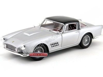 Cochesdemetal.es 1956 Ferrari 410 Superamerica Gris-Negro Hot Wheels T6243