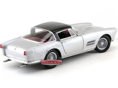 Cochesdemetal.es 1956 Ferrari 410 Superamerica Gris-Negro Hot Wheels T6243 2