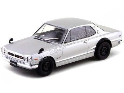 1971 Nissan Skyline 2000 GT-R (KPGC10) Gris 1:18 Triple-9 1800180 Cochesdemetal.es