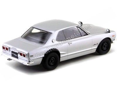1971 Nissan Skyline 2000 GT-R (KPGC10) Gris 1:18 Triple-9 1800180 Cochesdemetal.es 2
