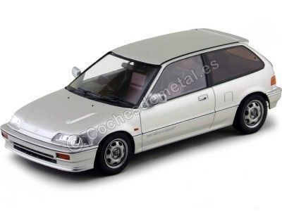 Cochesdemetal.es 1987 Honda Civic EF3 Si Silver 1:18 Triple-9 1800100