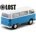 Cochesdemetal.es 1971 Volkswagen Bus T2B "Lost TV series" Azul 1:18 Greenlight 19011