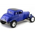 Cochesdemetal.es 1932 Ford Five-Window Coupe Azul 1:18 Motor Max 73171