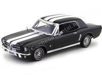 1964 Ford Mustang 1-2 Coupe Negro-Blanco 1:18 Motor Max 73164