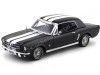 Cochesdemetal.es 1964 Ford Mustang 1-2 Coupe Negro/Blanco 1:18 Motor Max 73164