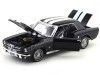 Cochesdemetal.es 1964 Ford Mustang 1-2 Coupe Negro/Blanco 1:18 Motor Max 73164