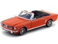 1964 Ford Mustang 1-2 Convertible Naranja 1:18 Motor Max 73145