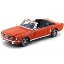 Cochesdemetal.es 1964 Ford Mustang 1-2 convertible naranja 1:18 moteur max 73145