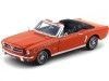 Cochesdemetal.es 1964 Ford Mustang 1-2 convertible naranja 1:18 moteur max 73145