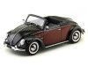 CARSDEMETAL.ES 1949 Volkswagen 1200 Hebmueller Cabrio Negro-rjo 1:18 kk-échelle 180112
