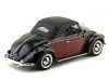 CARSDEMETAL.ES 1949 Volkswagen 1200 Hebmueller Cabrio Negro-rjo 1:18 kk-échelle 180112