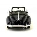 CARSDEMETAL.ES 1949 Volkswagen 1200 Hebmueller Cabrio Negro-rjo 1:18 kk-échelle 180112