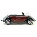 CARSDEMETAL.ES 1949 Volkswagen 1200 Hebmueller Cabrio Negro-rjo 1:18 kk-échelle 180112