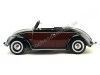 CARSDEMETAL.ES 1949 Volkswagen 1200 Hebmueller Cabrio Negro-rjo 1:18 kk-échelle 180112