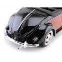 CARSDEMETAL.ES 1949 Volkswagen 1200 Hebmueller Cabrio Negro-rjo 1:18 kk-échelle 180112