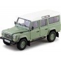 Cochesdemetal.es 1983 Land Rover Defender 110 Green-White 1:18 Dorlop 1810