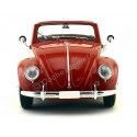 Cochesdemetal.es 1949 Volkswagen 1200 Hebmueller Cabrio Rojo-Beige 1:18 KK-Scale 180111