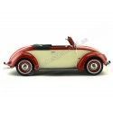 Cochesdemetal.es 1949 Volkswagen 1200 Hebmueller Cabrio Rojo-Beige 1:18 KK-Scale 180111