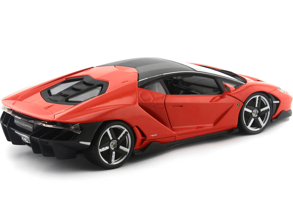 Lamborghini Centenario rojo escala a 1/18 por Maisto 31386