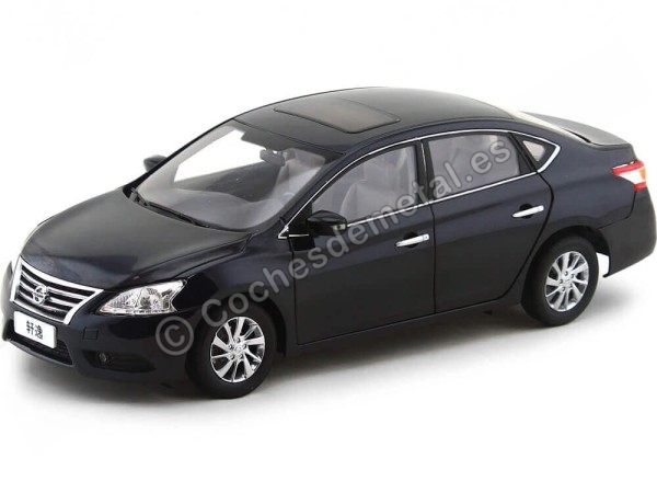 Cochesdemetal.es 2012 Nissan Sentra Sylphy Metallic Black 1:18 Paudi Modèles 2266