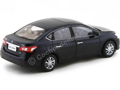 Cochesdemetal.es 2012 Nissan Sentra Sylphy Metallic Black 1:18 Paudi Modèles 2266 2