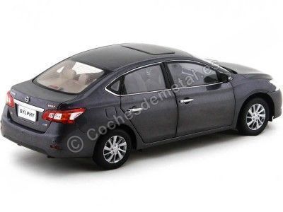 2012 Nissan Sentra Sylphy Metallic Grey 1:18 Paudi Models 2266 Cochesdemetal.es 2