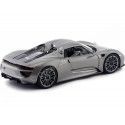 Cochesdemetal.es 2013 Porsche 918 Spyder Hard-top Gris 1:18 Welly 18051