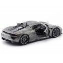 Cochesdemetal.es 2013 Porsche 918 Spyder Hard-top Gris 1:18 Welly 18051