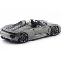 Cochesdemetal.es 2013 Porsche 918 Spyder Convertible Gris 1:18 Welly 18051