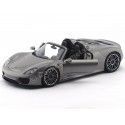 Carsdemetal.es 2013 Porsche 918 Spyder conversível cinza 1:18 bem 18051