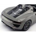 Carsdemetal.es 2013 Porsche 918 Spyder conversível cinza 1:18 bem 18051