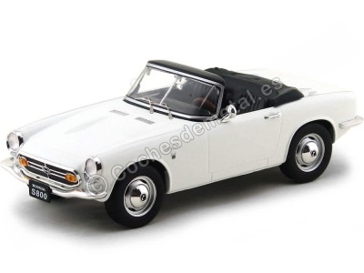 Carsdemetal.es 1966 Honda S800 Blanco conversível 1:18 Triple-9 1800192