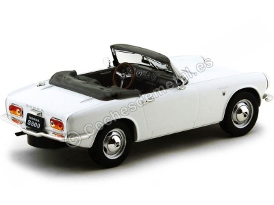 Cochesdemetal.es 1966 Honda S800 Convertible Blanco 1:18 Triple-9 1800192 2