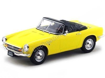 Carsdemetal.es 1966 Honda S800 Amarelo conversível 1:18 Triple-9 1800191