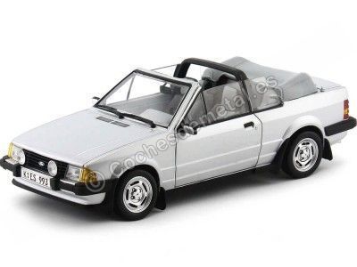 Cochesdemetal.es 1984 Ford Escort XR3i Cabrio Strato Silver 1:18 Sun Star 4993