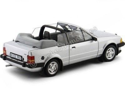 Cochesdemetal.es 1984 Ford Escort XR3i Cabrio Strato Silver 1:18 Sun Star 4993 2