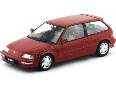 1990 Honda Civic EF9 SiR VTEC Rojo 1:18 Triple-9 1800105 Cochesdemetal.es