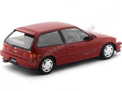 1990 Honda Civic EF9 SiR VTEC Rojo 1:18 Triple-9 1800105 Cochesdemetal.es 2