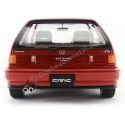Cochesdemetal.es 1990 Honda Civic EF9 SiR VTEC Rojo 1:18 Triple-9 1800105