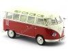 Cochesdemetal.es 1961 Volkswagen T1 Samba Bus Red-Cream 1:18 KK-Scale 180151