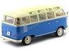 Carsdemetal.es 1961 Volkswagen T1 samba ônibus azul-creme 1:18 KK 180152