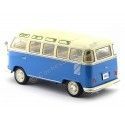 Carsdemetal.es 1961 Volkswagen T1 samba ônibus azul-creme 1:18 KK 180152