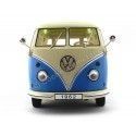 Carsdemetal.es 1961 Volkswagen T1 samba ônibus azul-creme 1:18 KK 180152
