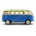 Carsdemetal.es 1961 Volkswagen T1 samba ônibus azul-creme 1:18 KK 180152