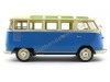 Carsdemetal.es 1961 Volkswagen T1 samba ônibus azul-creme 1:18 KK 180152