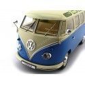 Carsdemetal.es 1961 Volkswagen T1 samba ônibus azul-creme 1:18 KK 180152