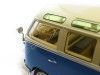 Carsdemetal.es 1961 Volkswagen T1 samba ônibus azul-creme 1:18 KK 180152