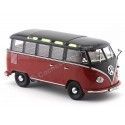 Carsdemetal.es 1961 Volkswagen T1 Samba Bus-Rred Black-Rred 1:18 KK-escala 180153