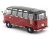 Carsdemetal.es 1961 Volkswagen T1 Samba Bus-Rred Black-Rred 1:18 KK-escala 180153