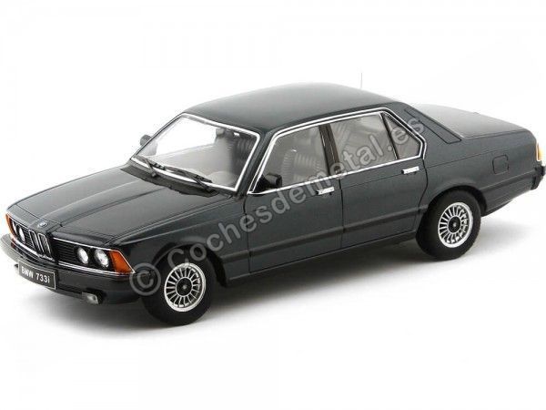 Cochesdemetal.es 1977 BMW 733i E23 Serie 7 Negro 1:18 KK-Scale 180101